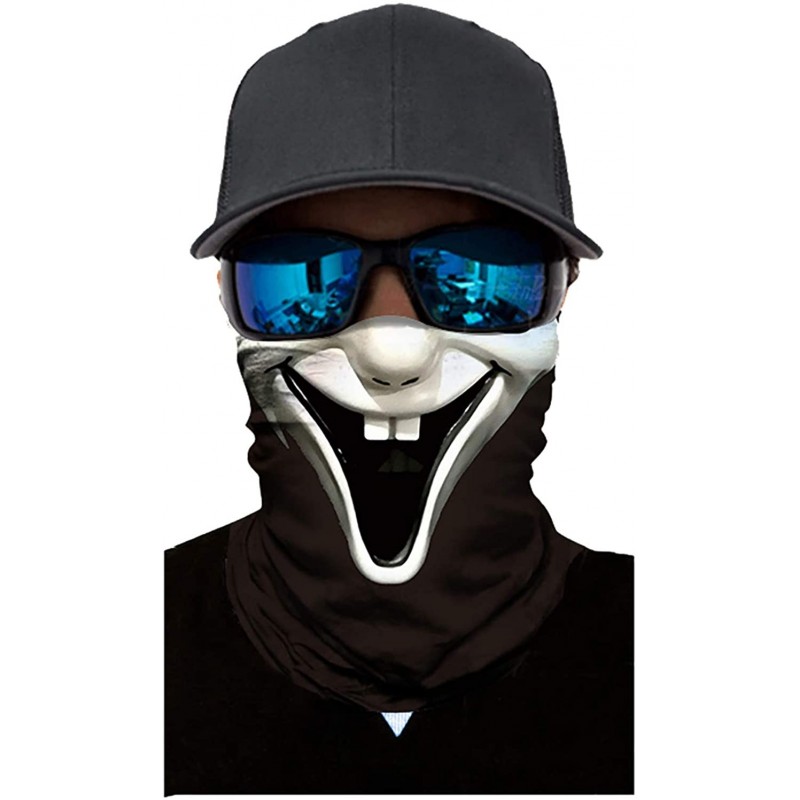 Balaclavas Face Mask Seamless Rave Bandana Dust Wind Sun UV Protection Neck Gaiter Mask Headwear Balaclava Face Scarf - CJ197...