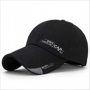 Baseball Caps Unisex Rose Embroidered Adjustable Strapback Dad Hat Baseball Cap - Black-d - CL18WMEY995 $24.55