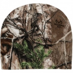 Skullies & Beanies Camouflage Oil Realtree Mossyoak Winter Fleece Style Beanie Hat - Realtree Xtra - CP12N3ANCK4 $27.89