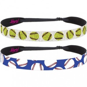 Headbands Baseball & Softball Adjustable No Slip Fast Pitch Hair Headbands for Women Girls & Teens - CT18G2GXN52 $27.75