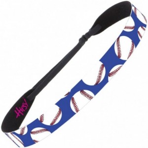 Headbands Baseball & Softball Adjustable No Slip Fast Pitch Hair Headbands for Women Girls & Teens - CT18G2GXN52 $27.75