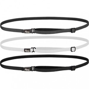 Headbands Women's Elastic & Adjustable No Slip Running Headband Multi Pack - Black/White/Charcoal Elastic 3pk - C11956RDLGH $...