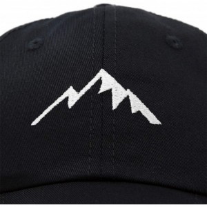 Baseball Caps Outdoor Cap Mountain Dad Hat Hiking Trek Wilderness Ballcap - Black - CU18SKW5DLS $22.58
