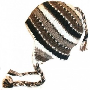 Skullies & Beanies Beanie Hats Women Men Fleece Lined Knit Wool Thick Ski Trapper Winter Hats - S/M - Multi Gy 1 - CM188W7S8C...