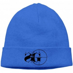 Skullies & Beanies Sniper Gang Rap Music Warm Stretchy Solid Daily Skull Cap Knit Wool Beanie Hat Outdoor Winter Black - Blue...
