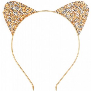 Headbands Girls Cat Ears Costume Accessory Headband - Multi Tone - CH187C54CRR $16.61