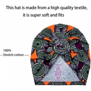 Skullies & Beanies Women Pre-Tied Bonnet Turban for Women Printed Turban African Pattern Knot Headwrap Beanie - C6192UZNIOC $...