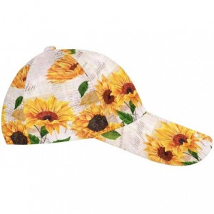 Baseball Caps Sunflowers Lavenders Flowers Adjustable Unisex Men Women All Over Print Dad Caps Classic Baseball Hats - Design...