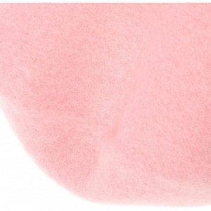Berets Wool French Beret Hat Solid Color Beret Cap for Women Girls - Pink - CM186794WS7 $28.35