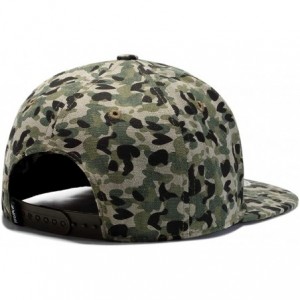Baseball Caps Unisex Snapback Hats Adjustable USA Army Camouflage Flat Brim Baseball Cap - W139 - C418R4C93HK $20.93
