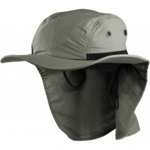 Sun Hats Headware Extreme Outdoor Condition Ear Neck Flap Protection Sun Hat - Olive - C7186ELDT0U $30.21