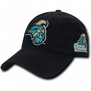 Baseball Caps University of Coastal Carolina Chanticleers Cotton Polo Style Baseball Ball Cap Hat - C318DH4WLT6 $47.62