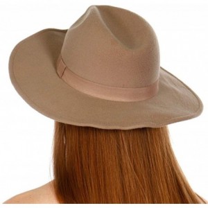 Fedoras Wool Felt Fedora Hats for Women- Panama Hat- Wide Brim Hats- Fall Floppy Hat Women- Beach Hats- Cloche - CJ18SO28NLU ...