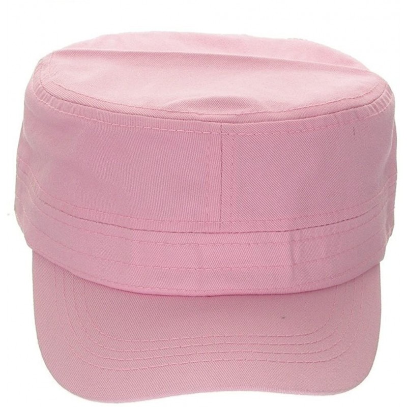 Baseball Caps Womens's Trendy Military Cadet Hat - Pink - CI11MEF6C2B $20.54