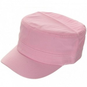 Baseball Caps Womens's Trendy Military Cadet Hat - Pink - CI11MEF6C2B $20.54