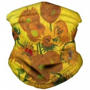 Balaclavas Van Gogh Balaclava for Women Men Headwear Bandana Head Wrap Scarf Neck Warmer Headband - Sunflowers - C51982WYQMU ...
