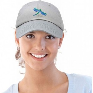 Baseball Caps Dragonfly Womens Baseball Cap Fashion Hat - Gray - CG18KHM4ZT2 $23.02