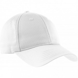 Baseball Caps Men's Dry Zone Nylon Cap - White - C411QDSEPMJ $18.02