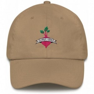 Baseball Caps Schrute Farms The Office Hat Dwight Schrute Beet Farm Embroidered The Office Fan Gift - Khaki - CK18CICN07U $49.56