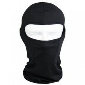 Balaclavas Cycling Lycra Balaclava Full Face Mask for Sun Uv Protection - Black - CJ11O3GX2T5 $24.39