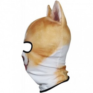 Balaclavas 3D Animal Neck Gaiter Warmer Windproof Full Face Mask Scarf for Ski Halloween Costume - Corgi - C018I4TXA60 $36.19