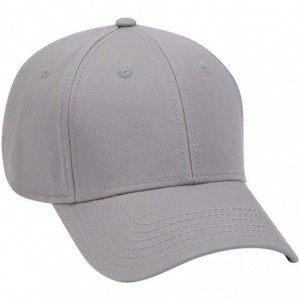Baseball Caps 6 Panel Low Profile Superior Cotton Twill Cap - Gray - CL12IVBDLHF $22.77