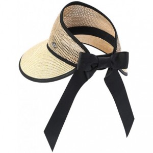 Sun Hats Straw Hats Sun Hats Beach Hats for Women New Trend Summer UPF 50+ UV Wide Brim Summer Travel Hat - Khaki - CP1962XOG...