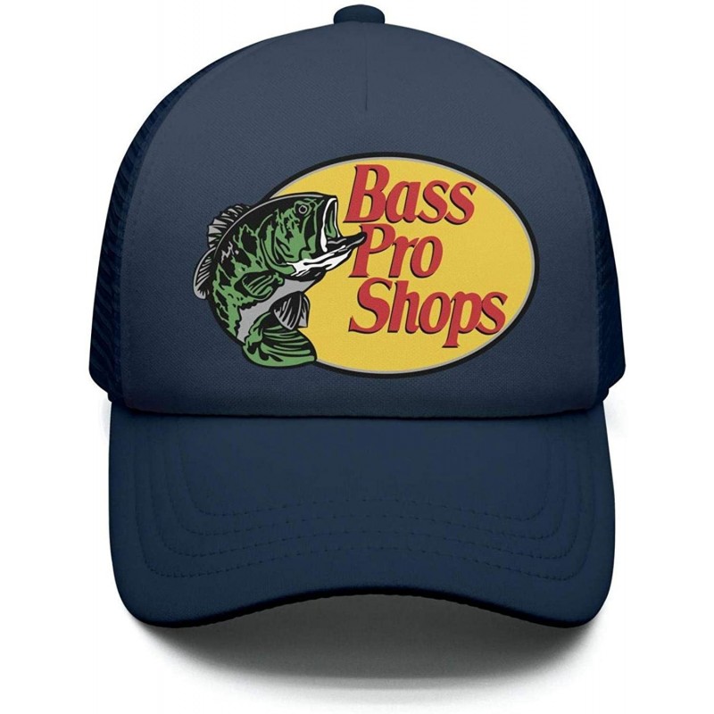 Baseball Caps Street Dancing Adjustable Mesh Unisex Fishing-Fish-Bass-Pro-Shops-Logo-Trucker Hat Caps - Fishing Fish Bass-38 ...