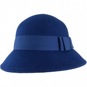 Sun Hats Dark Blue Wide Grosgrain Band Hat - CT1183QXFV1 $48.05