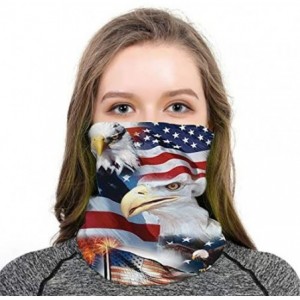 Balaclavas Stripes USA Flag Print Balaclava and Cool Skull Stars for Men Women Dust Wind Mask Neck Gaiter - Cy-wftj-53 - CK19...