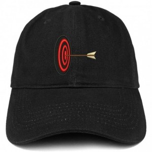 Baseball Caps Archery Target Quality Embroidered Low Profile Brushed Cotton Dad Hat Cap - Black - C1184YK96QU $34.32