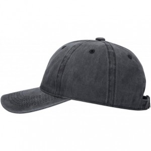 Baseball Caps Classic Cotton Adjustable Baseball Plain Cap-Custom Hip Hop Dad Trucker Snapback Hat - Dark Gray - C5182A8QE9Y ...