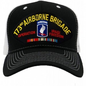 Baseball Caps 173rd Airborne - Operation Iraqi Freedom Veteran Hat/Ballcap Adjustable One Size Fits Most - C818TICWYXE $51.64