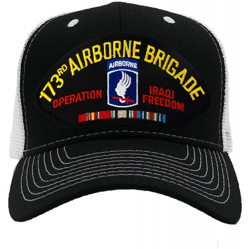 Baseball Caps 173rd Airborne - Operation Iraqi Freedom Veteran Hat/Ballcap Adjustable One Size Fits Most - C818TICWYXE $45.71