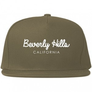 Baseball Caps Beverly Hills California Snapback Hat - Grey - CL18DCHTUWD $43.95