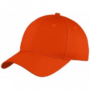 Baseball Caps Unstructured Twill Cap (C914) - Orange - CN11UTP1G5V $17.91