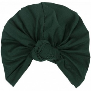 Skullies & Beanies Fashion Women Warm Knit Crochet Ski Hat Boho Braided Turban Headdress Cap - Green - C918GAZM9DE $19.93