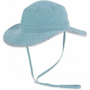 Sun Hats Women's Lotus Sun Hat - Aqua - C218HHETO0U $85.65
