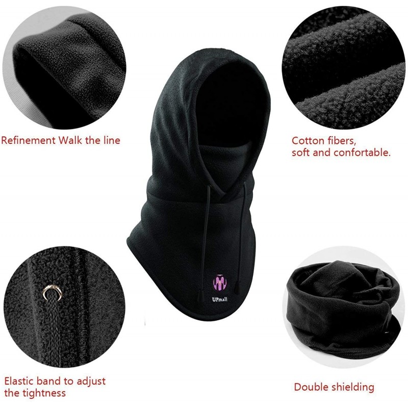 Tactical Balaclava Full Face Mask Fleece Warm Winter Outdoor Sports ...