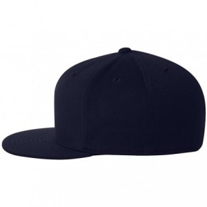Baseball Caps Premium Original Blank Flatbill Fitted 210 Hat (XXL- Dark Navy) - C911FUJN3GV $35.63
