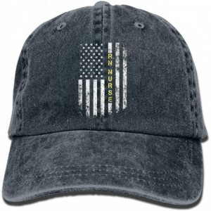 Baseball Caps Rn Nurse American Flag Truck Driver Hat Unisex Adjustable Baseball Caps - Navy - CC18HE03XS8 $39.21