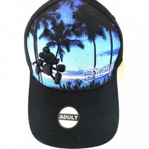 Baseball Caps Disney Mickey Mouse Beach Baywatch Sunset Adult Hat Cap Black - CQ18EREKUHD $27.06