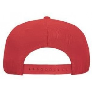Baseball Caps Custom Snapback Hat Otto Embroidered Your Own Text Flatbill Bill Snapback - Red - CO187D7EQC4 $46.53