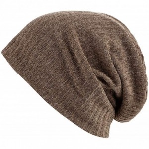 Skullies & Beanies Women's Solid Color Wool Knit Hats Earmuffs Parent-Child Caps - Khaki5 - CL18UQTTL27 $27.35