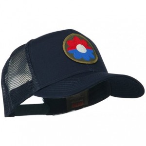 Baseball Caps US Army 9th Infantry Division Patched Mesh Back Cap - Navy - CA11LUGWPM1 $33.89