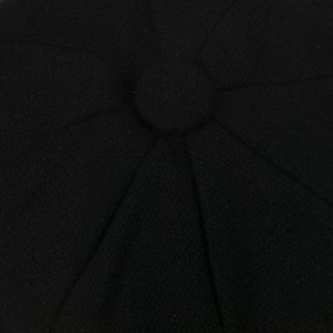 Newsboy Caps Big Wool Blend Newsboy Cap - Black - CV1151144WZ $56.49