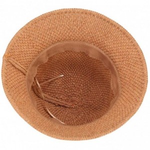 Bucket Hats Winter Bucket Hat- Women's Warm Knitted Hats Cloche Bucket Hat Knitted Wool Blend Foldable Hat for Women - CN18XW...