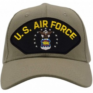 Baseball Caps US Air Force Hat/Ballcap Adjustable One Size Fits Most - Tan/Khaki - C618OLKGURX $43.23
