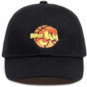 Baseball Caps 1996 Movie Space Jam Cap Fashion Curved Chapeau 3D Dad Hat - Black - CN18DL4TKHE $23.49