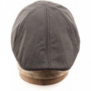 Newsboy Caps Men's 6 Panel Linen Duckbill Ivy Hat - A Gray - CN12NV1RH06 $28.88